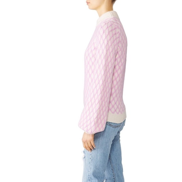 STINE GOYA sweater in Pink and white size medium - Picture 5 of 16